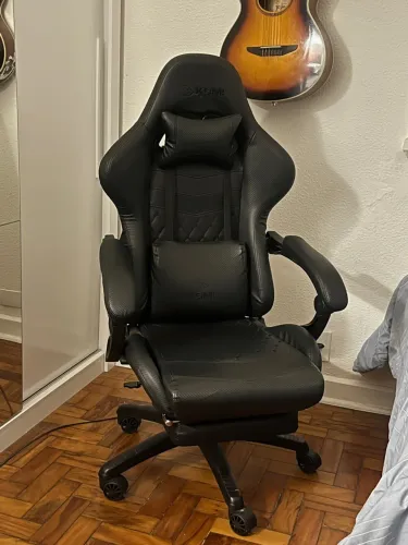 Assento Gamer na Caixa
