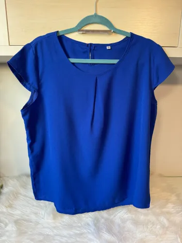 blusa feminina azul royal 44