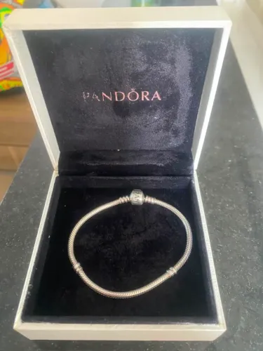 Pulseira Bracelete Pandora Moments Rígida Original + Caixa