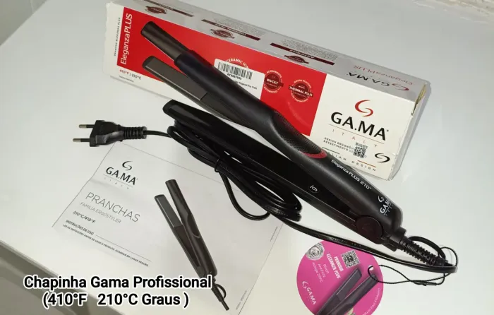 Chapinha Gama Profissional ( 410°F. 210C Graus ) Nova Lacrada sem Uso 