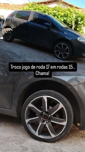 Vendo roda 17. Ou troco por roda 15