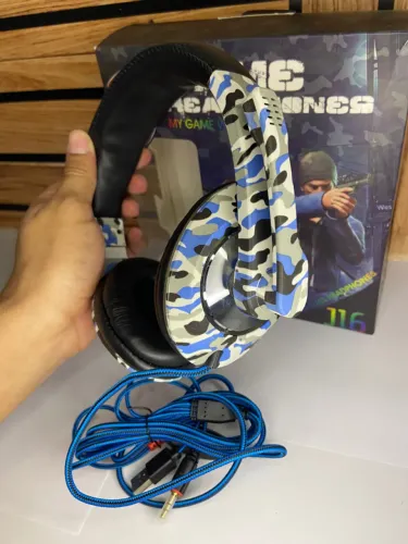 fone de ouvido Headphone Gamer com Fio J16 an6