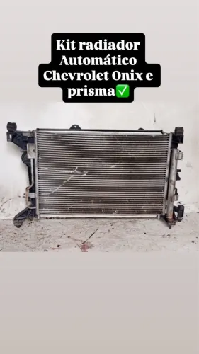 Kit radiador onix e prisma automático 