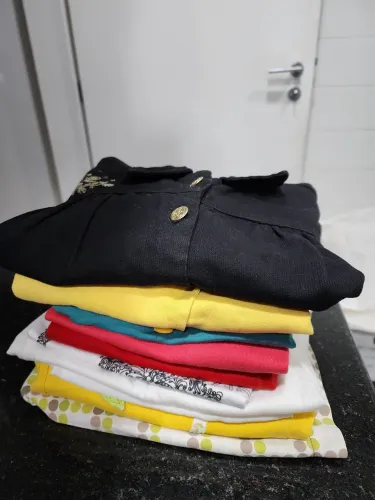 Lote Infantil meninas 10 peças de roupas Tam.10