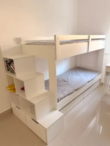 Beliche Com Escada + 02 colchões Ortobom