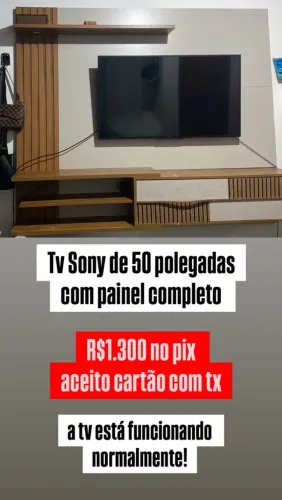 Tv sony com painel