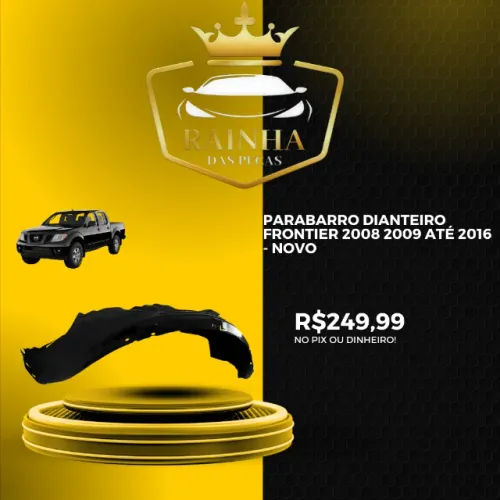 Parabarro Dianteiro Frontier 2008 2009 até 2016 Lado Direito - NOVO