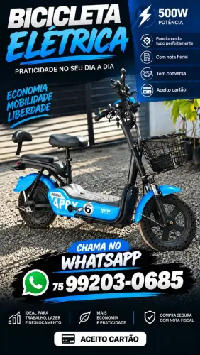 Bicicleta Elétrica - Faz sua Proposta
