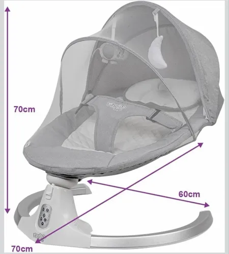 Cadeira De Balanço Musical Bebê Elétrica Fancy Maxibaby