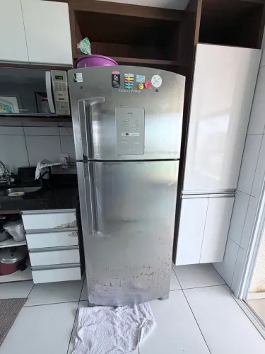 Geladeira Brastemp Ative Frost Free Inox Funcionando Perfeitamente