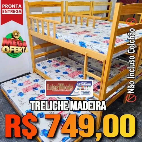 Beliche TRELICHE R$ 749,00 Novo em Madeira de Lei Mulateiro