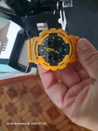 Relógio casio g shock GA-100A-9ADR