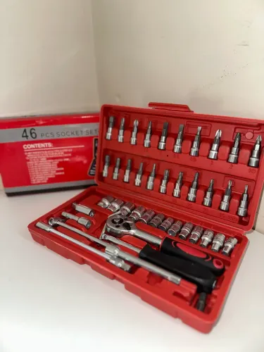 Kit ferramenta soquete - 46 peças