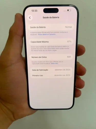 IPhone 15 Pro Max 256GB Azul Titanium