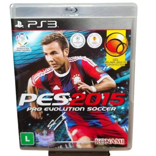 Jogo ps3 Pes 2015 Original Midia Fisica