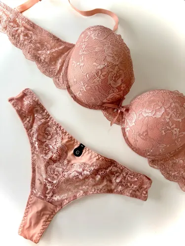 Conjunto Lingerie Bege (G)