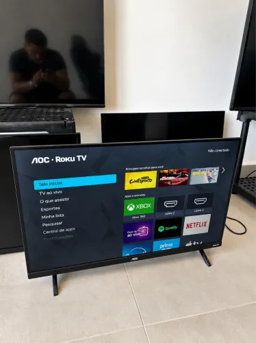 Smart TV 32 Polegadas completa | YouTube Netflix 