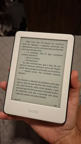 Kindle 10° geração + capa original Amazon em perfeito estado
