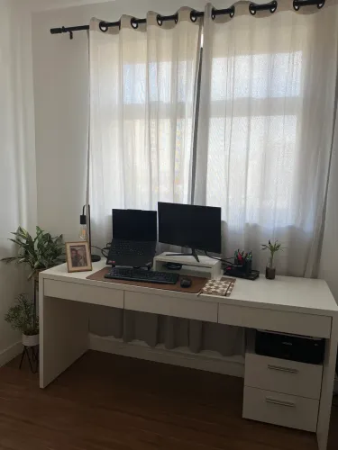Mesa de escritório/home office planejada 1,70m com 3 gavetas