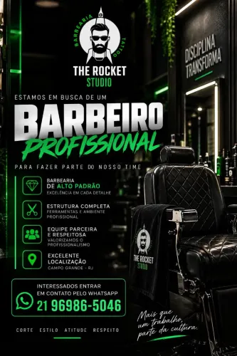 VAGA DE BARBEIRO COM EXPERIÊNCIA