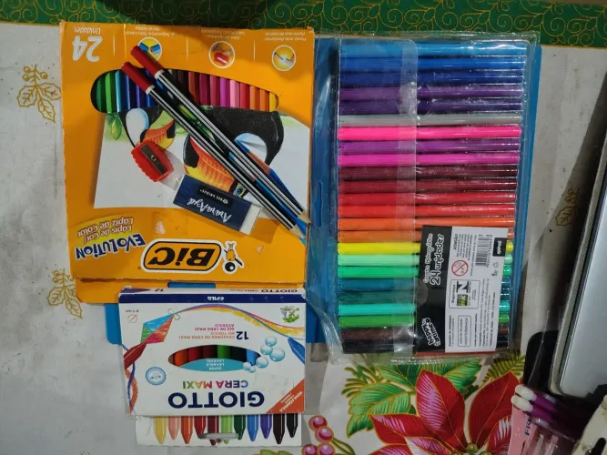Kit de papelaria 