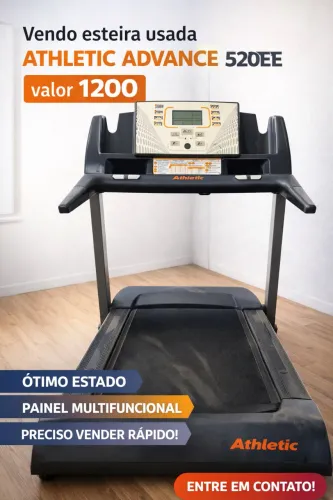 Vendo esteira usada athletic advance 520ee
