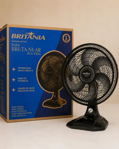 Ventilador Britânia BVT405 150W - Praticamente Novo