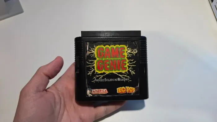 Game Genie original Tectoy para Mega Drive/Genesis funcionando 100%