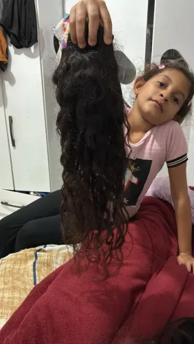 Vendo cabelo humano cacheado