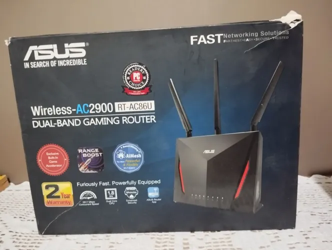 Roteador Gamer ASUS RT-AC86U, AC2900Mbps, Dual band