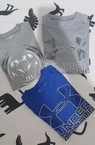 Combo 03 Camisetas Infantil Dri Fity Under Armour T8