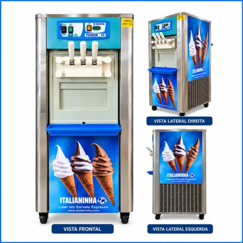 Máquina de Sorvete Expresso Italianinha Premium P2