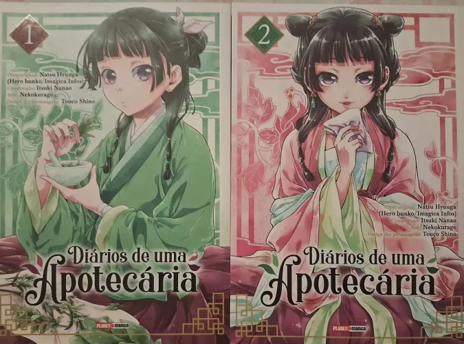 Diário de Uma Apotecária volumes 1 e 2 desapego mangás