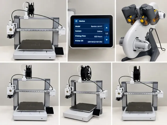 Impressora 3D Bambu Lab A1 Combo (Com AMS)
