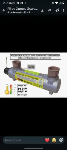 Aquecedor de piscina