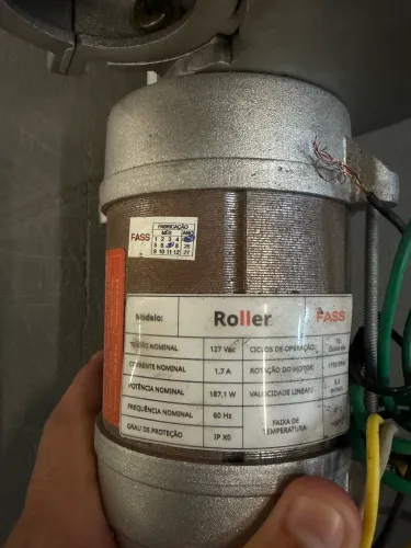 Motor de Indução Monofásico FASS Roller 60Hz 110 Vac