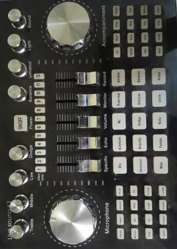 Interface de Audio para podcast, live, gravação etc...