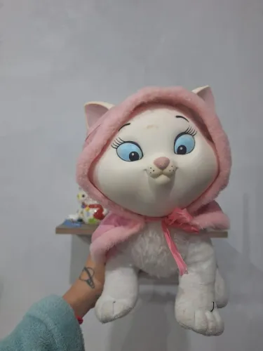 Boneca gata Marie Disney Aristogatas em pelúcia