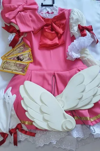 Cosplay Sakura Kinomoto completo P - Traje da abertura clássica