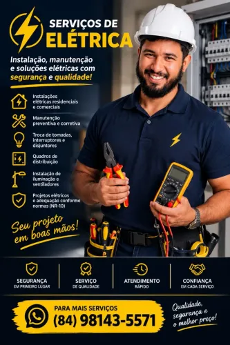 ELETRICISTA PROFISSIONAL | SERVIÇOS ELÉTRICOS RESIDENCIAIS E COMERCIAIS ?