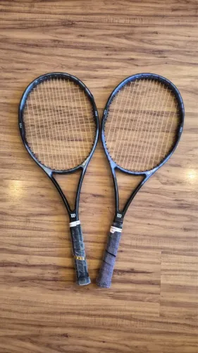 Par de Raquetes Wilson Aggressor 4000 Originais - Seminova