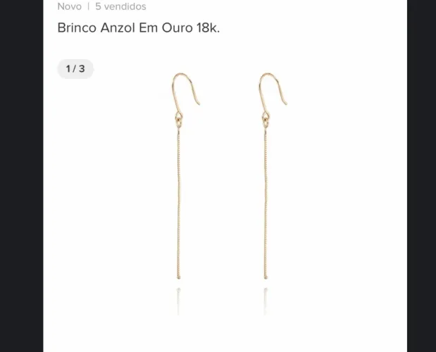 Brinco ouro