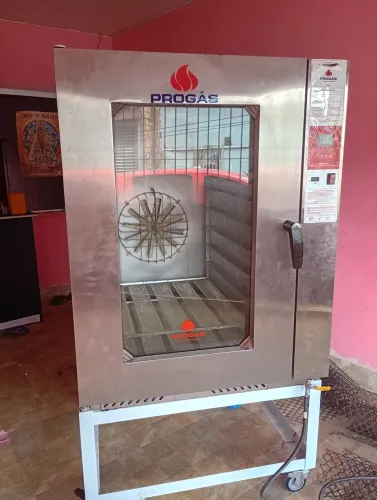 FORNO TURBO 10 TELAS A GÁS PROGAS 