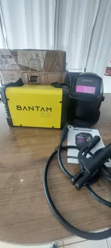 Kit Solda Profissional Novo: Inversora ESAB Bantam 3.2 + Máscara Automática V8 Brasil
