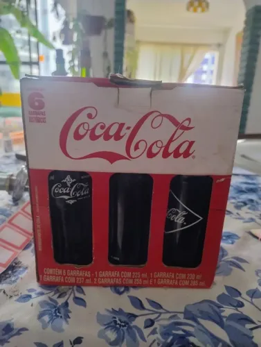 Kit Coca-Cola retrô para colecionadores