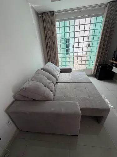 Sofá retrátil e reclinável grande - excelente estado