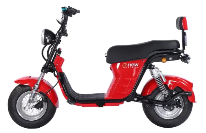 SCOOTER ELETRICA HARLEY 1000W VERMELHO BATERIA DE LITIO 60V MARCA NEW E-BIKE
