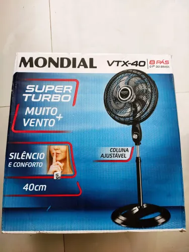 Ventilador Mondial de Pé Coluna Lacrado 40 CM