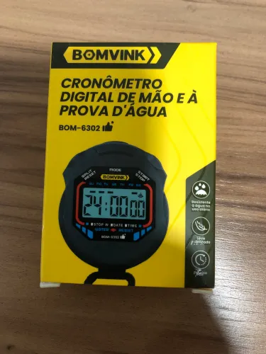 Cronômetro digital a prova d?água bomvink mor 6302