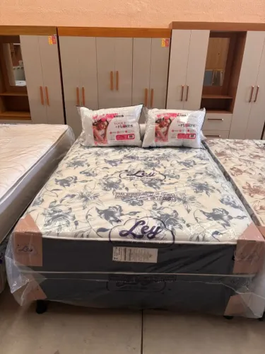 Cama Unibox Casal Molas Ensacadas esmeralda ley - ley Colchões